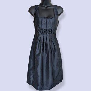 Studio M Dark Metallic Silk Blend Dress